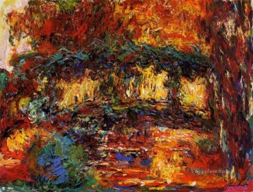  Japanese Canvas - The Japanese Bridge II Claude Monet